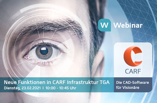 CARF Webinar Neue Funktionen in CARF Infrastruktur TGA 2021